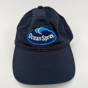 Ocean Spray Navy Blue Dad Hat Unstructured Baseball Cap